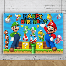 Super Mario Theme Birthday Party Decorations 64Pcs | MGS-089