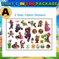 Super Mario Theme Birthday Party Decorations 64Pcs | MGS-089