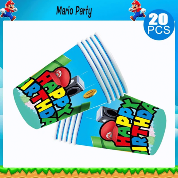 Super Mario Theme Birthday Party Decorations 64Pcs | MGS-089