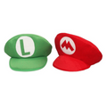 Mario Bros Baseball Cap with Mustache for Birthday Party (Red) | MGS-092