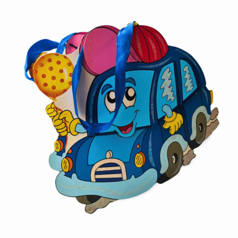 Paper Car Gift Bags 6pcs Set | MGS-094