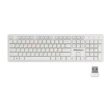 MEETION | Arabic Chocolate Wireless Ultrathin Keybaord White | MT-WK841-W