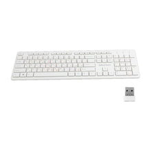 MEETION | Arabic Chocolate Wireless Ultrathin Keybaord White | MT-WK841-W