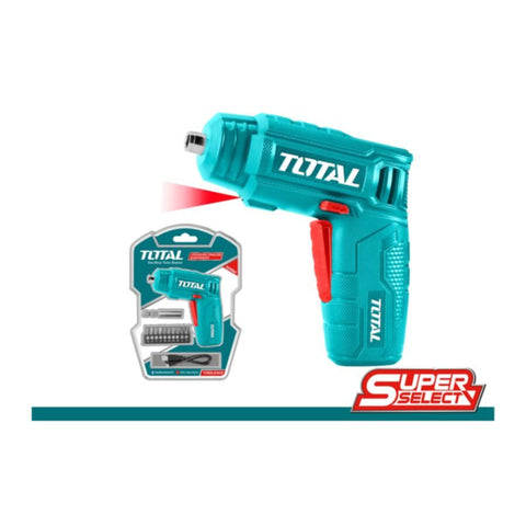 TOTAL | Li-ion Cordless Screwdriver 4V | TSDLI0402