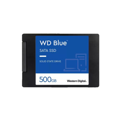 WD | قرص SSD SATA أزرق 500 جيجابايت 2.5 بوصة / 7 مم | SATA 500 جيجابايت