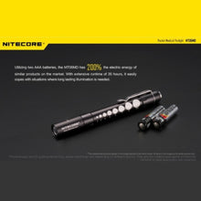 NITECORE | LED Medical Pen Light Flashlight 180 Lumens (Without Battery) | MT06MD