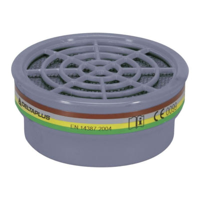 DELTAPLUS | M6000 Cartridge For Mask Pack Of 2 Abek1 Filtering Cartridges For M6200-Jupiter And M6400-Jupiter Half-Masks