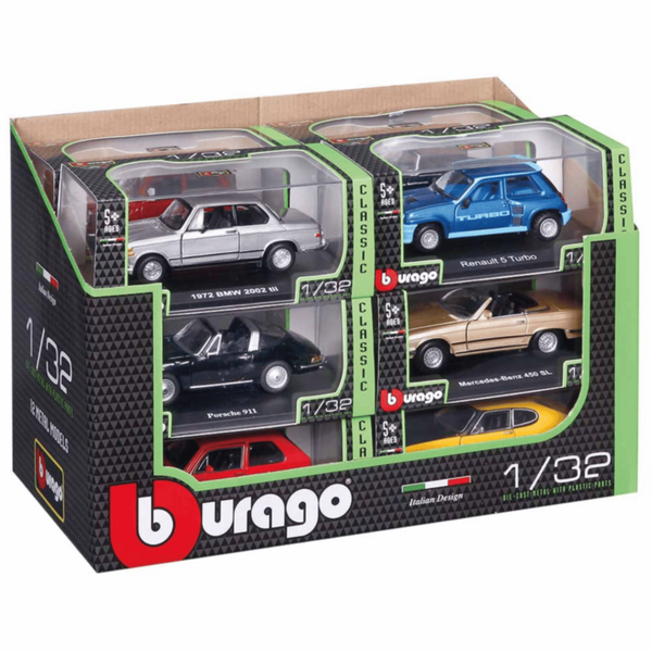 BBURAGO | 18-43210 1/32 Street Classics Counter Display (Asst) | 47543210