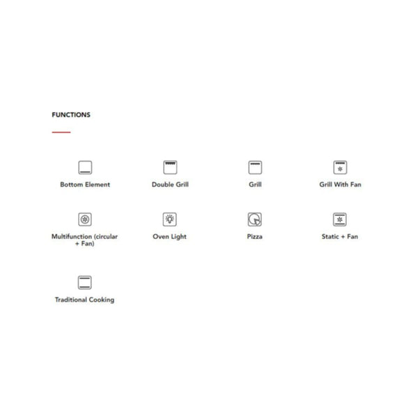GLEM GAS | Built-In Oven Electric Oven 90 Cm | GFP993IX
