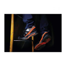 DELTAPLUS | Nylon Mesh/NU Black Leather Safety Shoes  | BROOKLYN  S3 HRO SRC