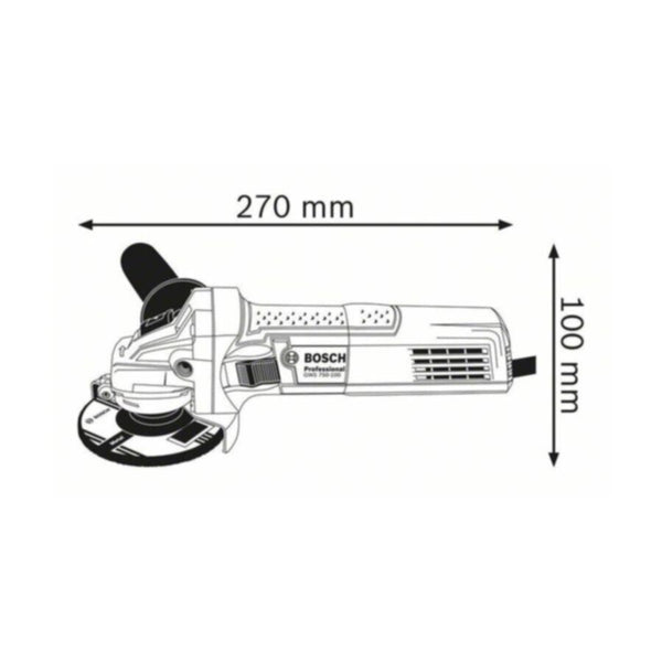 BOSCH | Professional Angle Grinder 750 W 115 MM 1.8 KG | GWS 750 S
