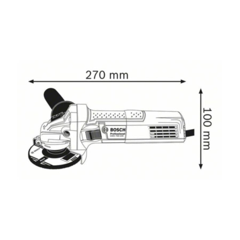 BOSCH | Professional Angle Grinder 750 W 115 MM 1.8 KG | GWS 750 S