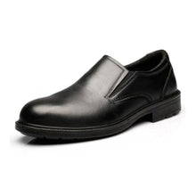 JACKBAGGIO | Men's Black Slip-On Oxford Work Shoe | 8815