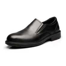 JACKBAGGIO | Men's Black Slip-On Oxford Work Shoe | 8815