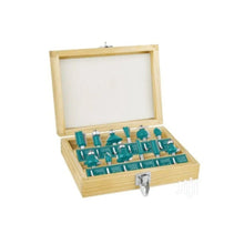 TOTAL | 12pcs Router Bits Set 6mm | TACSR0121