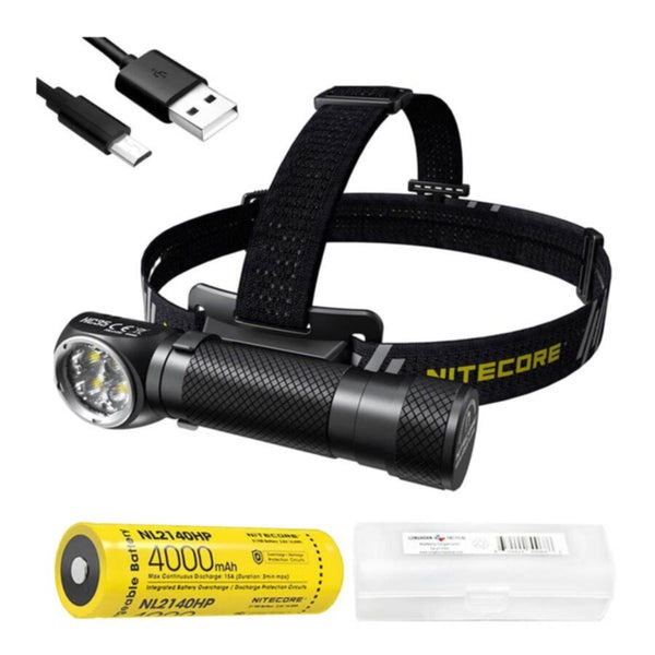 NITECORE | USB Rechargeable L-Shape Detachable Headlamp Flashlight with 21700 Lumen (With Battery) | HC35