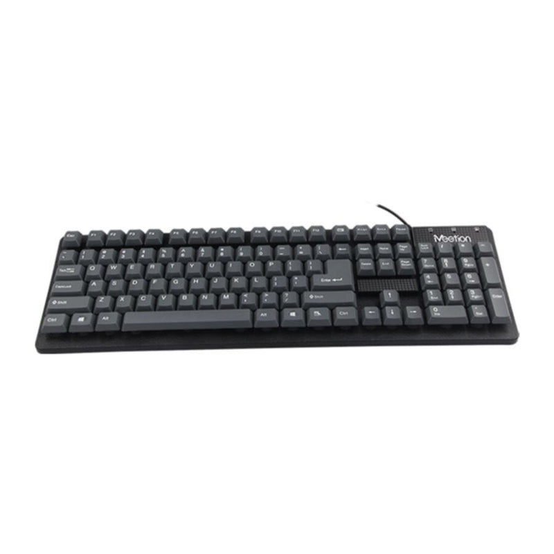 MEETION | USB Waterproof Wired Computer Keyboard  Grey | MT-K202