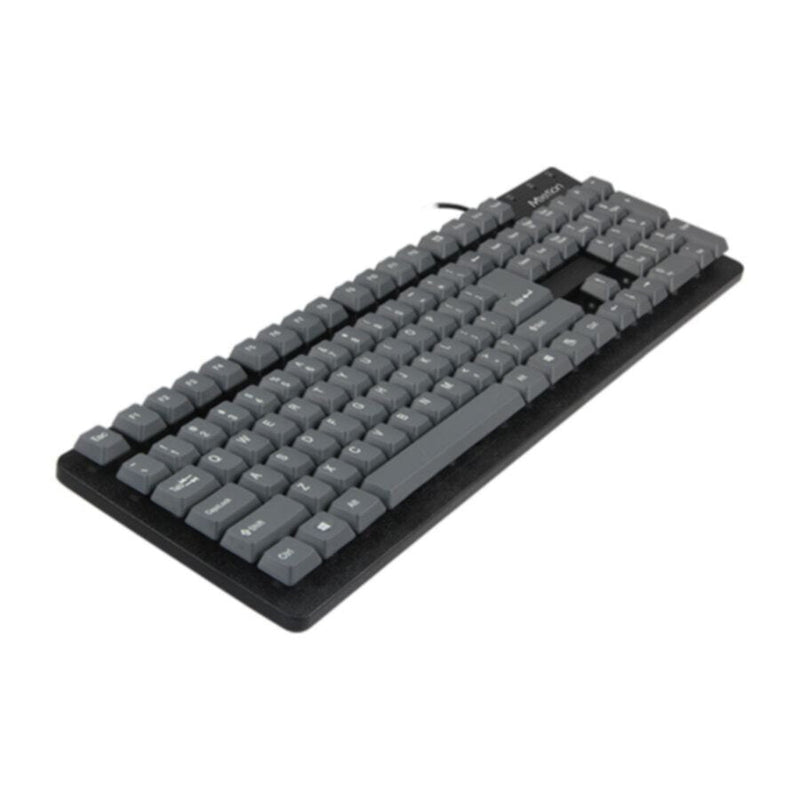 MEETION | USB Waterproof Wired Computer Keyboard  Grey | MT-K202