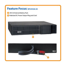TRIPP LITE | External 2U Rack-Mount Battery Pack For Select UPS Systems 24V DC | BP24V28-2U