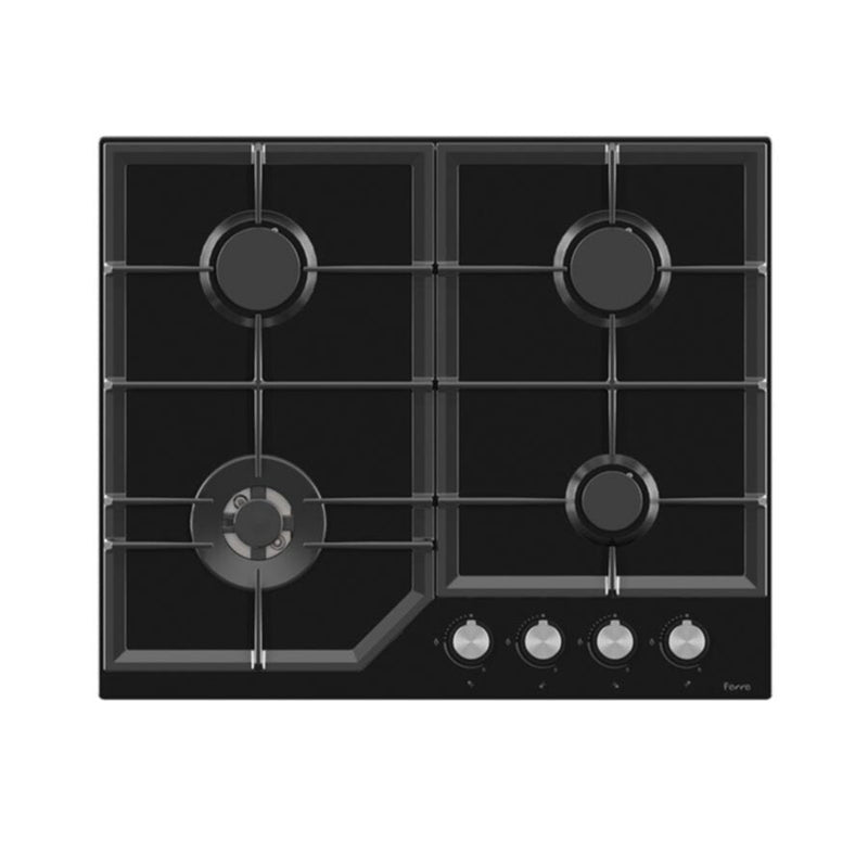 FERRE | Built-in Gas Hob 60cm 4 Burners + 1 Wok Burner | FH-BLG020