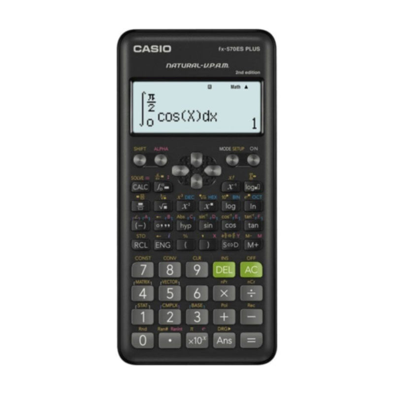 CASIO | Scientific Calculator 105g Black | FX-570ESPLUS-2WDTV