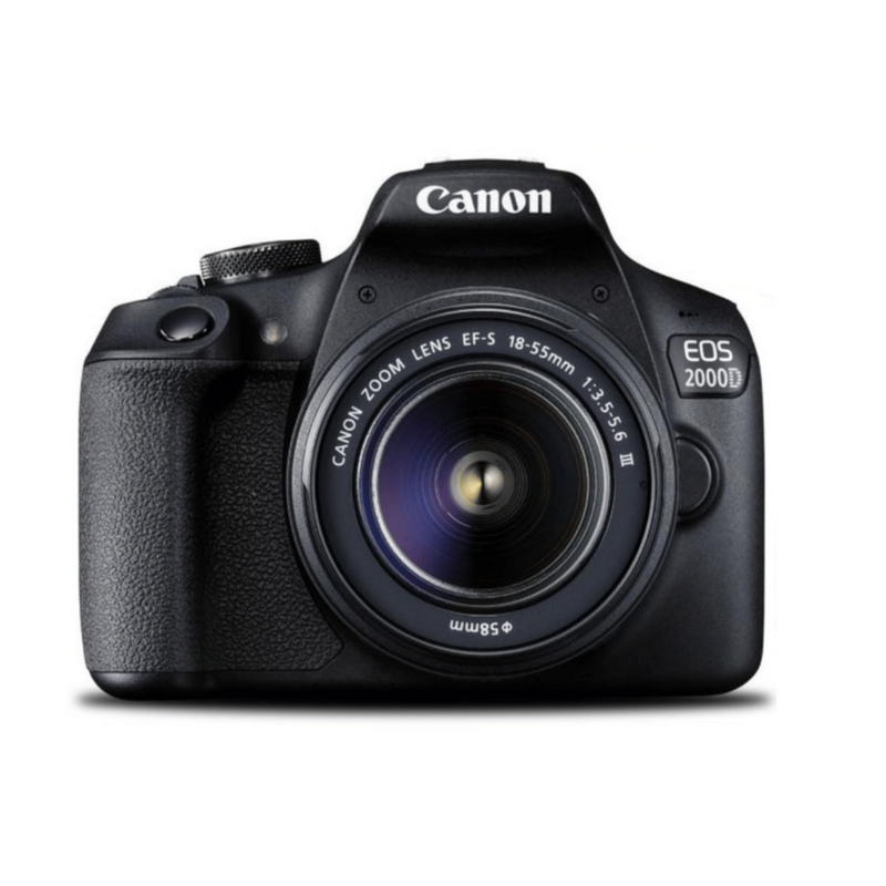 CANON | DSLR Camera EOS 2000D 18-55mm IS Kit Black