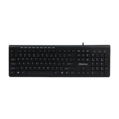 MEETION | Wired Standard Ultra Thin Multi-Media Keyboard | MT-K842M