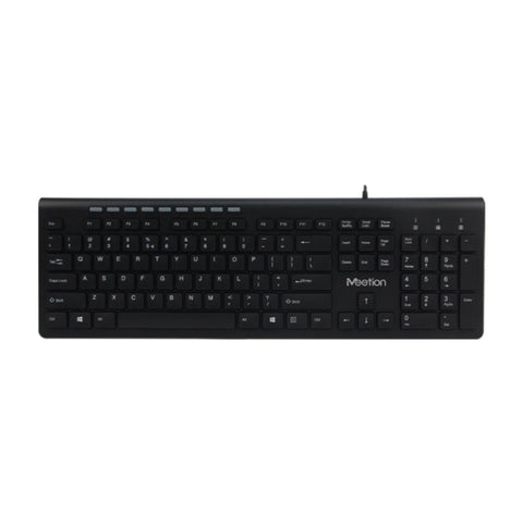 MEETION | Wired Standard Ultra Thin Multi-Media Keyboard | MT-K842M