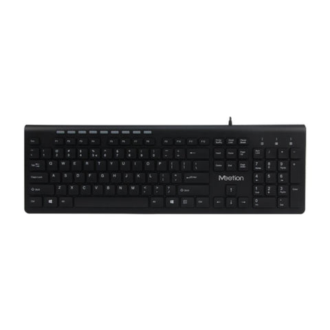 MEETION | Wired Standard Ultra Thin Multi-Media Keyboard | MT-K842M