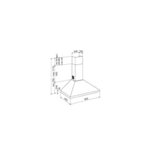 GLEM GAS | Wall Cooker Hood 90 Cm | GHP940IX