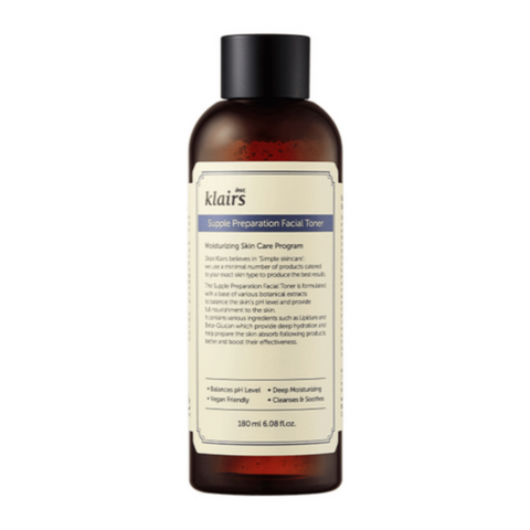 DEAR KLAIRS | Supple Preparation Facial Toner 180ml | 8809115025012