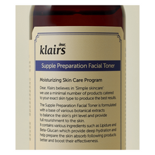 DEAR KLAIRS | Supple Preparation Facial Toner 180ml | 8809115025012
