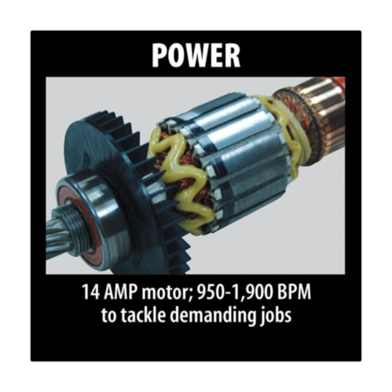 MAKITA | 27 lb. AVT Demolition Hammer, accepts SDSâ€‘Max bits  | HM-1214C