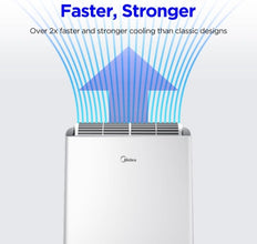 MIDEA | Portable 1.0 Ton Air Conditioner 12000BTU | MPPT-12CRN7