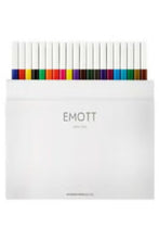 MITSUBISHI | Emott Fineliner Pens PAC=40 EA | MI-PEM-SY-40C