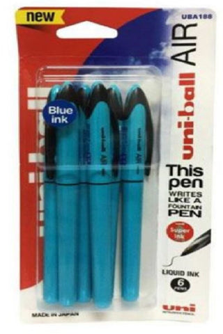 MITSUBISHI | Uniball AIR Micro-EL- Blue Barrel-06 BE | MI-UBA188M-BEL-06C