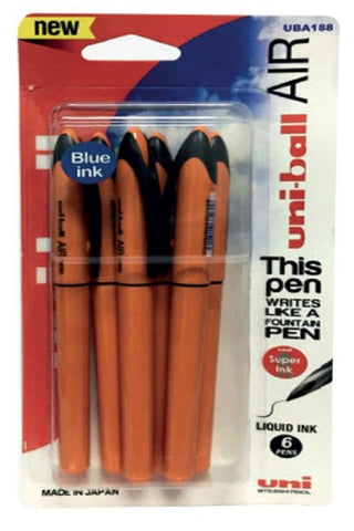 MITSUBISHI | Uniball AIR Micro-EL- Orange Barrel-06 BE | MI-UBA188M-OE-06C