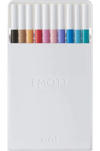 MITSUBISHI | Uniball Emott Ever Fineliner NO.02 Pack=10 EA | MI-PEM-SY02-10C