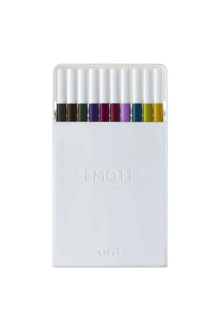 MITSUBISHI | Uniball Emott Fineliner Pen Multicolor NO.03 Pack=10=10 EA | MI-PEM-SY03-10C