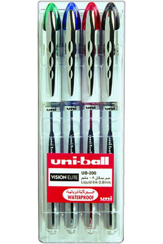 MITSUBISHI | Vision Elit R/pen 0.8mm=4p | MI-UB200-04C