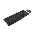 LOGITECH | Corded Desktop Keyboard And Mouse COMBO Black | MK120