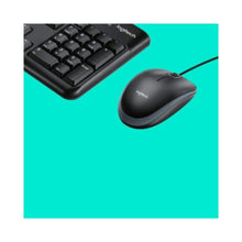 LOGITECH | Corded Desktop Keyboard And Mouse COMBO Black | MK120