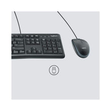 LOGITECH | Corded Desktop Keyboard And Mouse COMBO Black | MK120