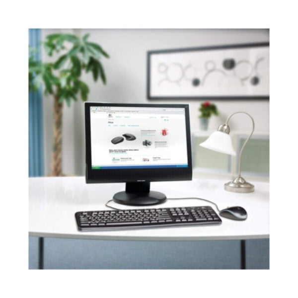 LOGITECH | Corded Desktop Keyboard And Mouse COMBO Black | MK120