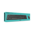 LOGITECH | Corded Desktop Keyboard And Mouse COMBO Black | MK120