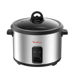 MOULINEX | Easy Rice Cooker 700W 1.8Ltr 10 Cups Capacity Silver-Black | MK123D27