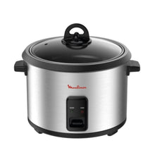 MOULINEX | Easy Rice Cooker 700W 1.8Ltr 10 Cups Capacity Silver-Black | MK123D27
