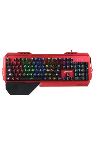 MEETION | Full Key Anti-ghosting Metal Mechanical Keyboard Red | MT-MK20