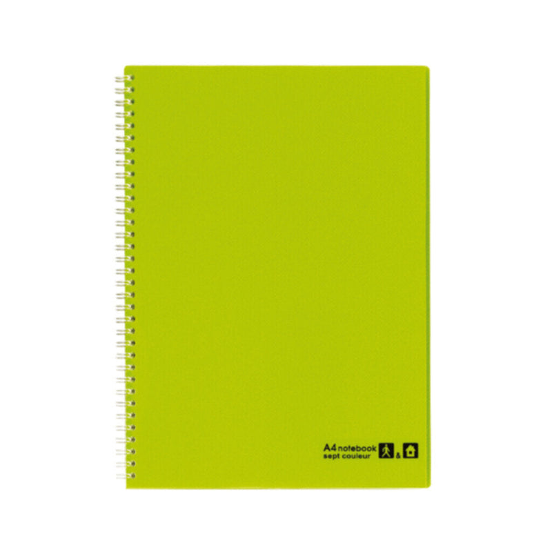 MARUMAN | SeptCouleur Notebook A4 80sheet Green | MM-N570-03