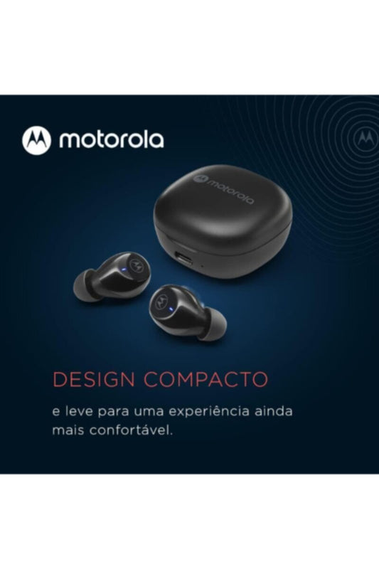 MOTOROLA | Tws Moto 105 True Wireless Bluetooth Earbuds Black | TE0200295